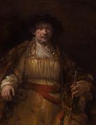 REMBRANDT Harmenszoon van Rijn Self-portrait (mk08) china oil painting reproduction